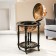 Globe bar decorative "Wanderer map" 56.5x56.5x91.5 cm