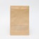 Zip-Lock package Craft with a flat bottom, rectangular window, 20 x 30 cm