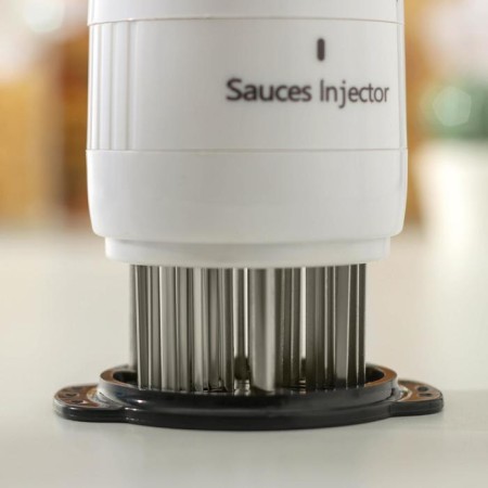 TELDERIZER for meat 2 in 1 MAGISTRO: Fitting meat + syringe with marinade-1