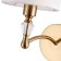 Wall lamp 40W, 1HE14, 30x13 cm, brass