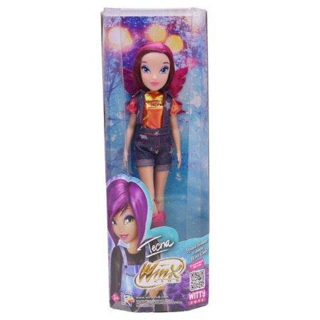 Winx Club “Tekna” hinge doll, in shorts with wings, 24 cm