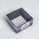 Gento-Port box with PVC lid, confectionery packaging "Present for You", 12 x 6 x 11.5 cm