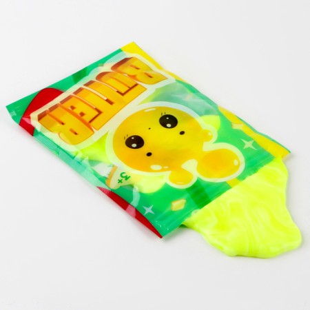 Slime "Glass", Butter series in Doy-pack, yellow, 75 g-1
