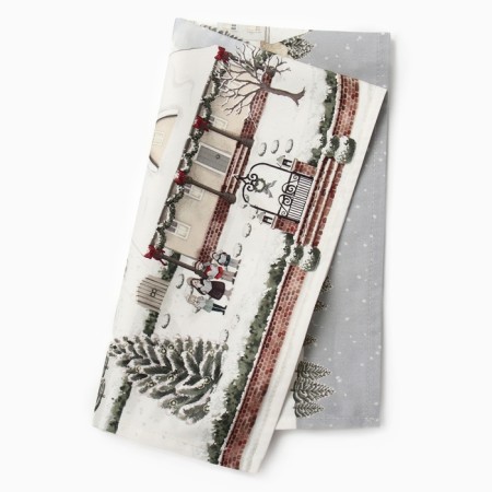 Towel Ethel "Winter village" 40x73 cm, 100% cotton, sarzha 190 g/m2-7