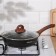 Granit Ultra Original pan, D = 24 cm, plastic handle, glass cover, anti -stick coating, black color