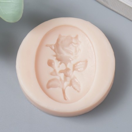 Mold Silicon "Rose in Oval" 3.8x2.8 cm mix-4