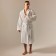 Wafel dressing gown Male SL Home: Basic "Blanc de Blanc", size XL, 100% cotton, 300 g/m2