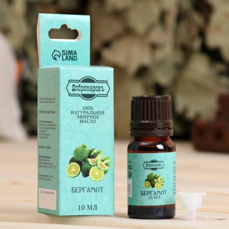 Bergamot essential oil, a bottle-boiler, abstract, 10 ml, "Dobroparov"