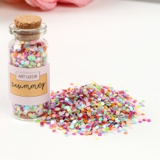 Glitter in a jar of 