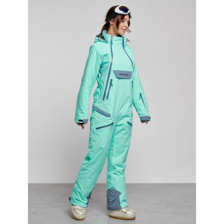Ski -lifting women's hinge, size 42, turquoise color-3