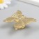 Pen for the casket metal "butterfly" gold 5.2x6.3 cm