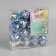 Garland “thread” 4.5 m with nozzles “Flower balls”, IP20, transparent thread, 15 LED, purple purple, 220 V