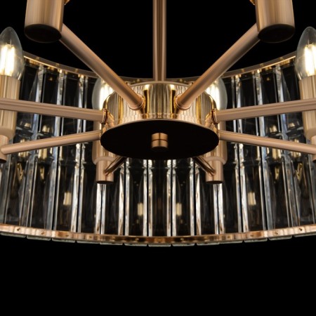 Suspension lamp Maytoni Mod094PL-08G, 8HE14, 60W, 60x60x89.5 cm, Color gold-8