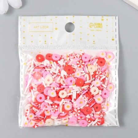 Decor for creativity Plastic "Flowers and Lollows" 20 g-2