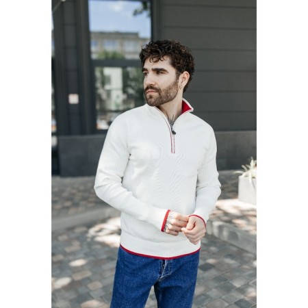 Jumper male ise, size 48, white color-6