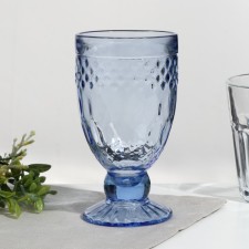 Cryste glass, glass, 335 ml, blue color
