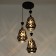 Bayerlux lamp "Kovalce" 3he27 40W black 33x33x35-120cm