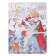 Gift notebook, A6, 100 sheets, a colored block, with a curly knife on a magnet, "anime", mix