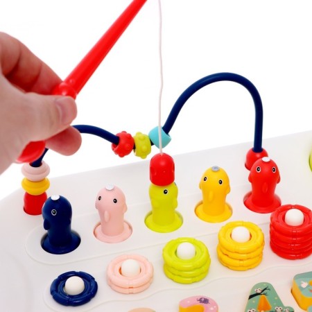 Developing toy "Fun games", blue color-4