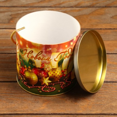 Gift box, New Year's toys tube 120 x 120 mm (100 mm intracity)-4