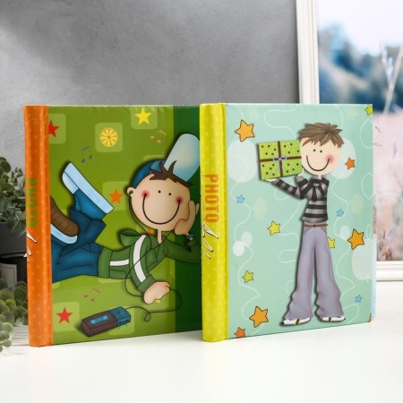 Photo album 20 sheets magnet "Joy" MIX 29x24x2.5 cm