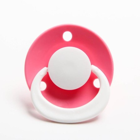 Latex-Latex classic “berry” nipple with a ring, in a protective cap, from 0 months., Mix color-6
