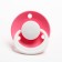 Latex-Latex classic “berry” nipple with a ring, in a protective cap, from 0 months., Mix color