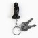 Keychain, black, 18+, 4.7 x 2.1 cm