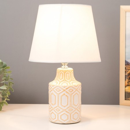 Board lamp 16499/1 E14 40W white-beige 20x20x32 cm Risalux-1