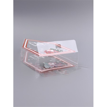 Folding box from PVC 11.5 x 20 x 4 cm "Merry Santa Claus"-2
