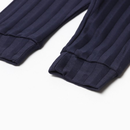 Pants are children, dark blue color, height 62 cm-2