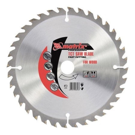 Wooden wood disk Matrix Professional, 250 x 32 mm, 36 teeth + ring 30/32