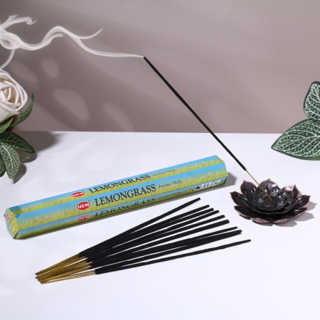 Incense Hem "Lemon Grass. Limonnik", 20 wands in packaging, hexagon