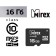 MIREX MICROSD memory card, 16 GB, SDHC, class 10