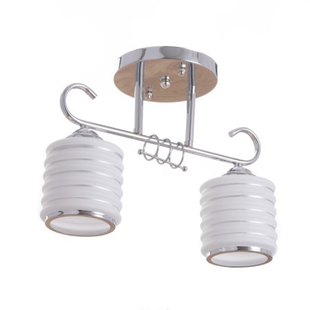 Aleta chandelier 2x40W E27 Chrome Model: 2800430-3