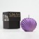 Figure candle "shell", 4x9x6.5 cm, purple, in the box