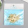 Castle metal for casket gold + nails. set 10 pcs 1.9x3 cm