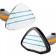 Steam mop KitFort KT-1047, 1500 W, 370 ml, cord 8 m, gray-orange