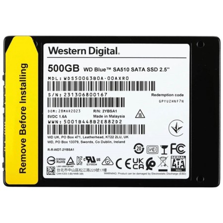 SSD 2.5 Blue 500 GB SATA III WDS500G3B0A-4