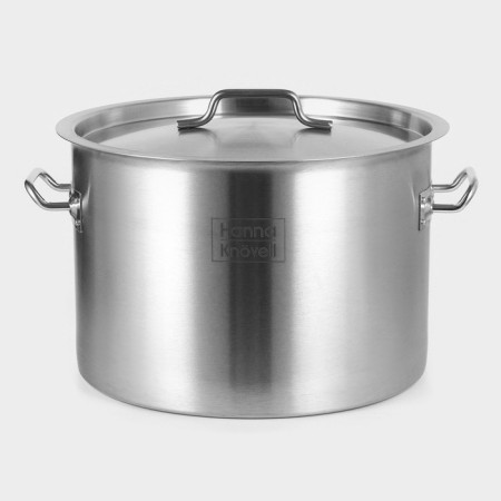 Hanna Knovell stainless steel pan with a lid, 19 l, d = 32 cm, h = 22 cm, wall thickness 0.8 mm-4