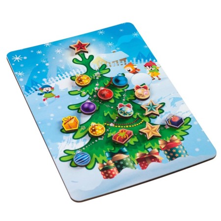 Puzzle on Velcro "Christmas tree"-1