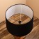 Bruno tablet lamp black/golden 1x40W, E27, 50x50x78 cm