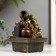 Ganesha fountain with jugs gold 19.5x13.5x10 cm
