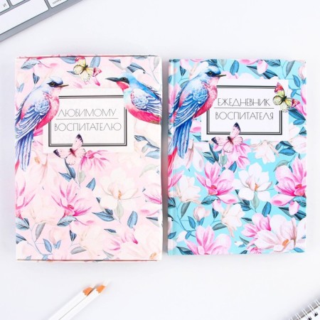 Diary in a gift box "Beloved teacher", A5 format, 80 sheets, solid cover-1