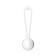 Vaginal balls L’Eroina byfa lily, silicone, white color, d = 3.1 cm, 35 g