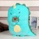 Soft toy "dinosaurus" with heart, 40 cm, green color
