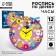 DIY watch. Clock - Coloring for painting "Cosmos", New Year's set for creativity
