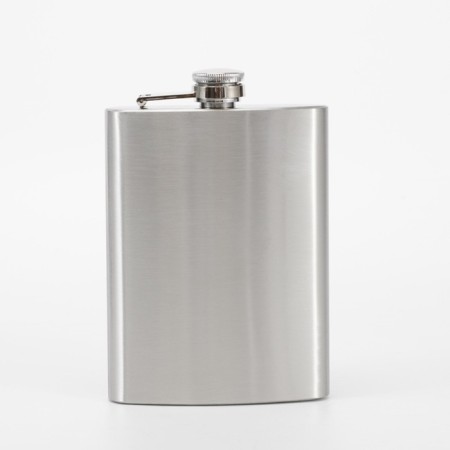 Flaw for alcohol and water, 180 ml, stainless steel, gift, army, 6 oz-1