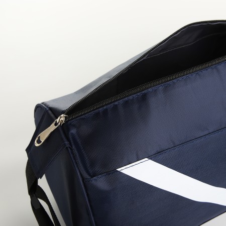 Sports bag with lightning, long belt, blue color-3