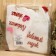 Bath set with applique "Beloved husband+beloved wife" (hat+hat)